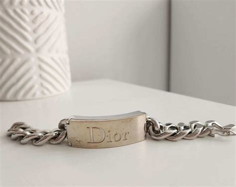 vintage dior lipgloss bracelet|Christian Dior Vintage Silver Tone Chunky Gain Lip Gloss Duo .